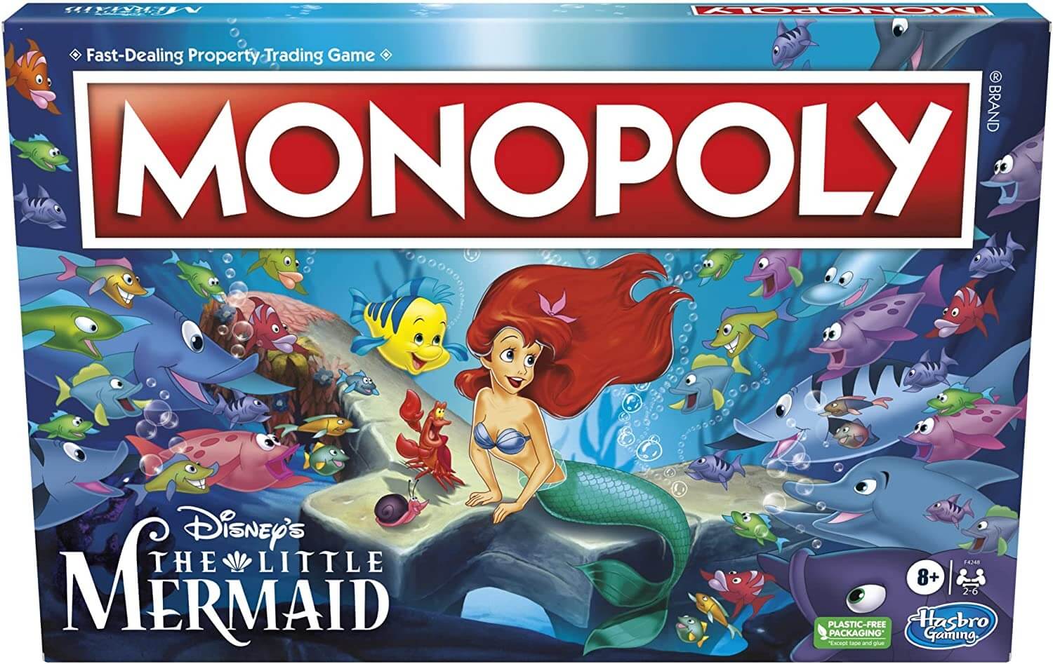 Настольная игра Hasbro Gaming Monopoly: Disney's The Little Mermaid Edition hasbro board game monopoly dubai official edition