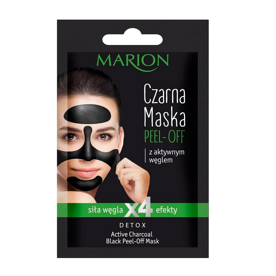 

Marion Detox Peel-Off Mask черная маска с активированным углем 6г