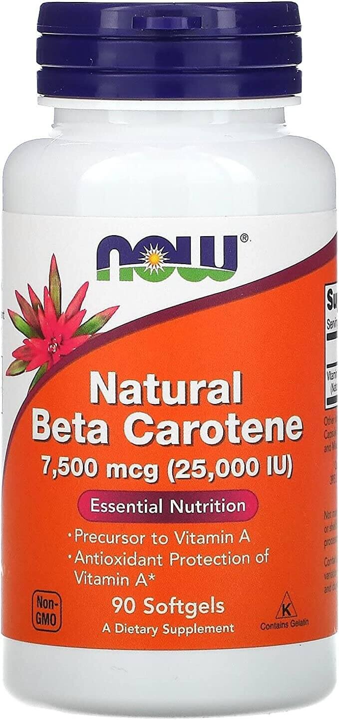 

Натуральный Бета Каротин Now Foods, 90 капсул