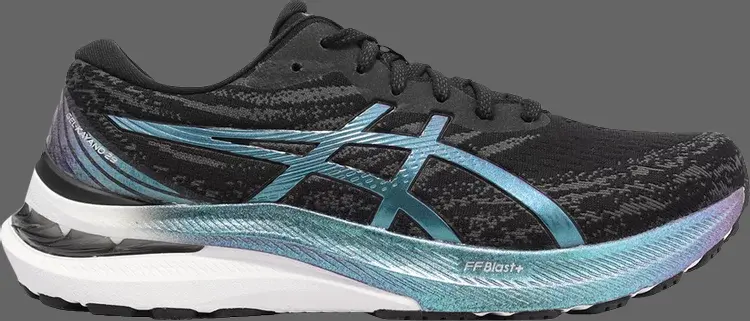 

Кроссовки gel kayano 29 platinum 'black blue' Asics, черный