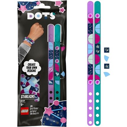 

Конструктор для творчества Lego 41934 Dots браслеты дружбы с точками и звездами