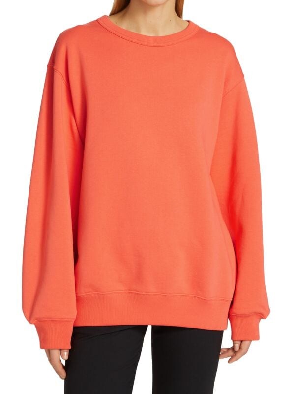 

Толстовка Dries Van Noten Haxti с круглым вырезом, coral