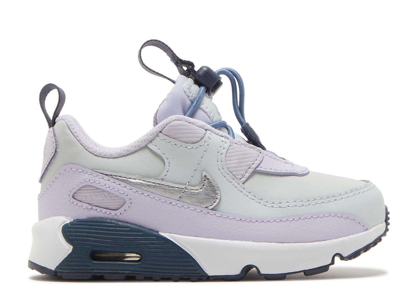 

Кроссовки Nike Air Max 90 Toggle Td 'Pure Platinum Violet Frost', серый