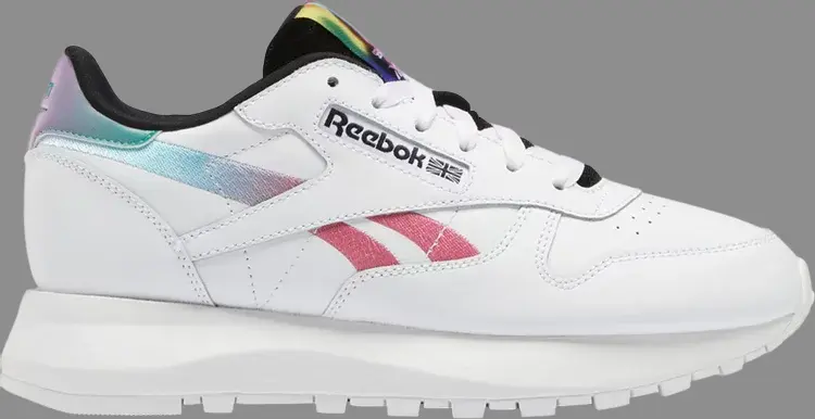 

Кроссовки nao serati x wmns classic leather sp 'pride' Reebok, белый
