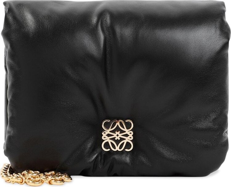 

Сумка Loewe Goya Puffer Bag Black, черный