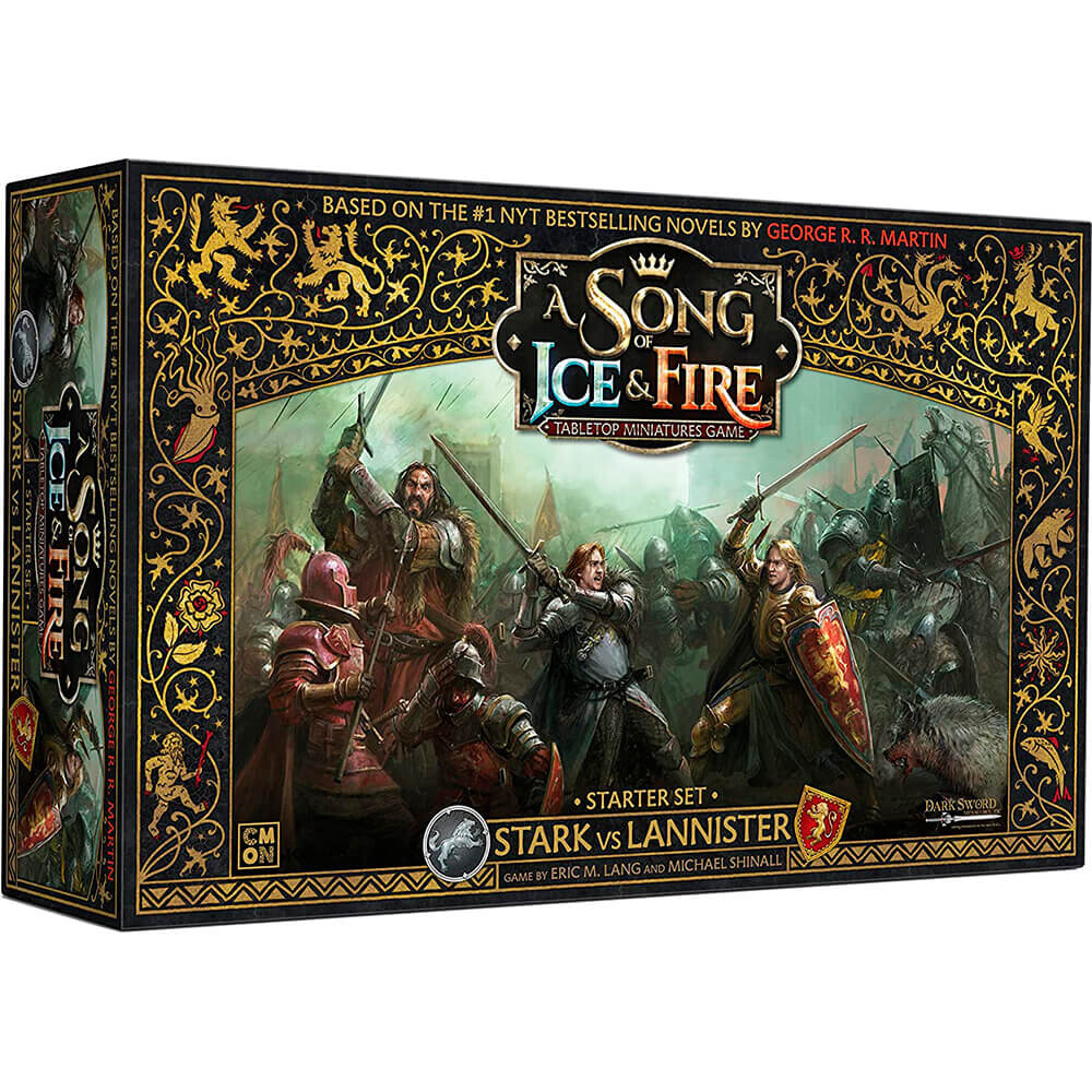 

Настольная игра CMON A Song of Ice & Fire Tabletop Miniatures Game Stark Vs Lannister Starter Set