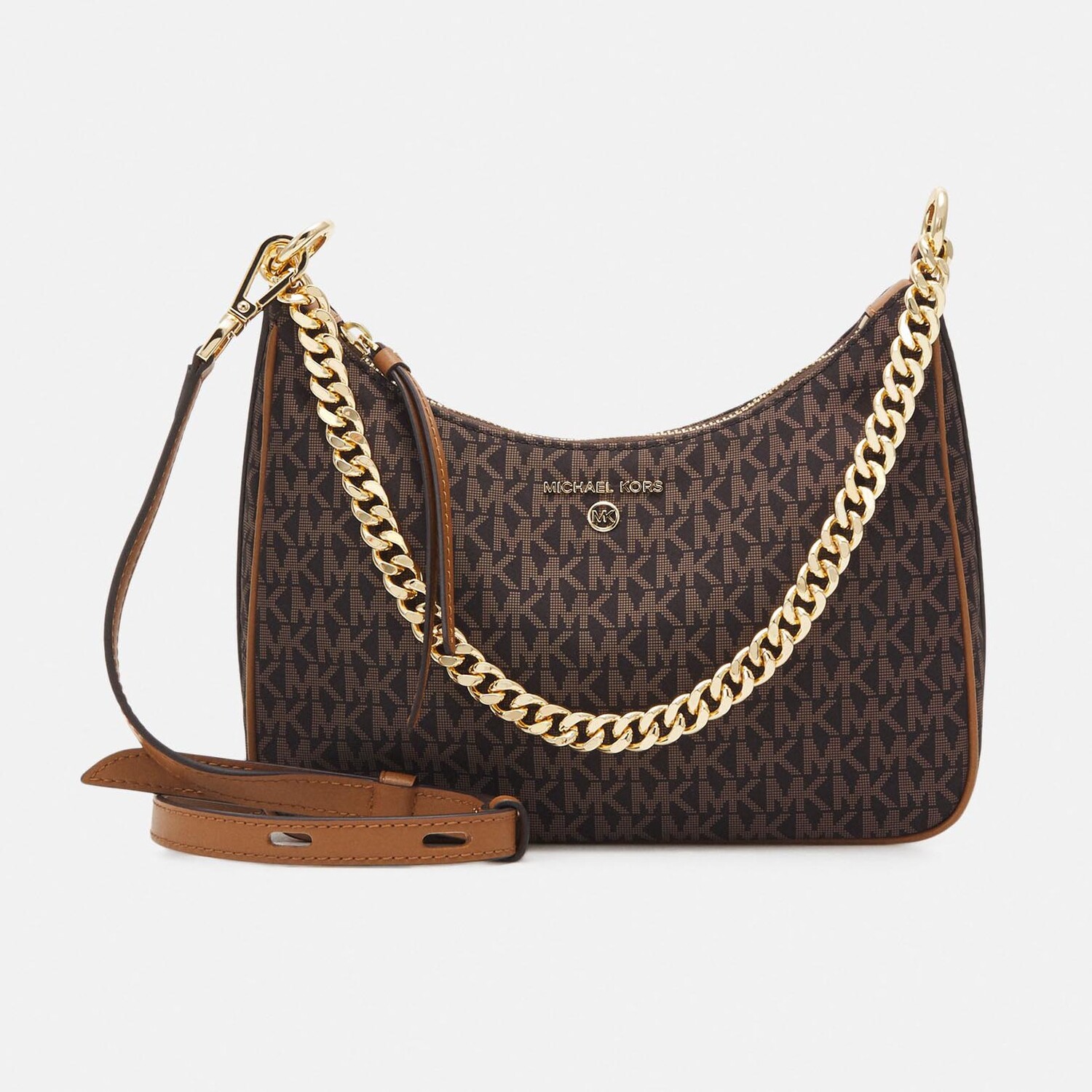 

Сумка хобо Michael Kors Jet Set Pouchette Xbody, коричневый