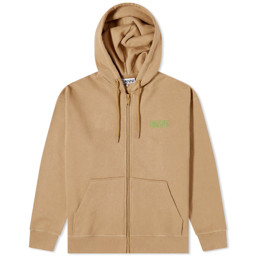 

Толстовка GANNI Software Logo Oversized Zip Hoody