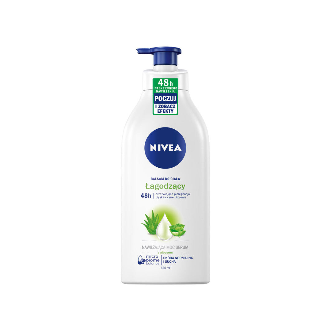 

Nivea Увлажняющий успокаивающий лосьон для тела Moc Serum с помпой 625мл