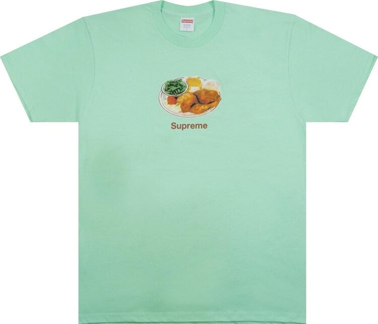 

Футболка Supreme Chicken Dinner Tee 'Mint', зеленый