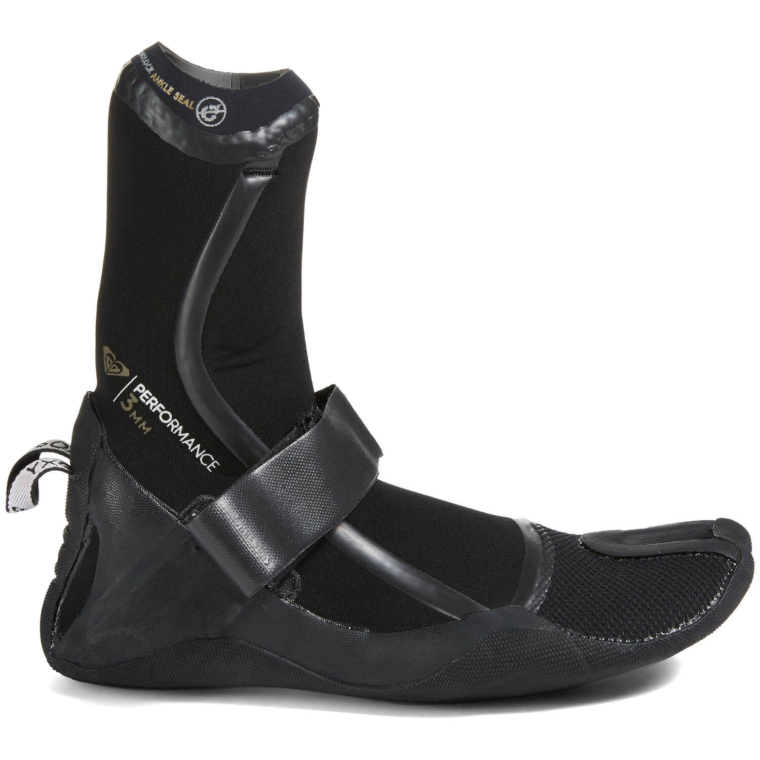 Женские ботинки для гидрокостюма Roxy 3mm Performance Split Toe, черный