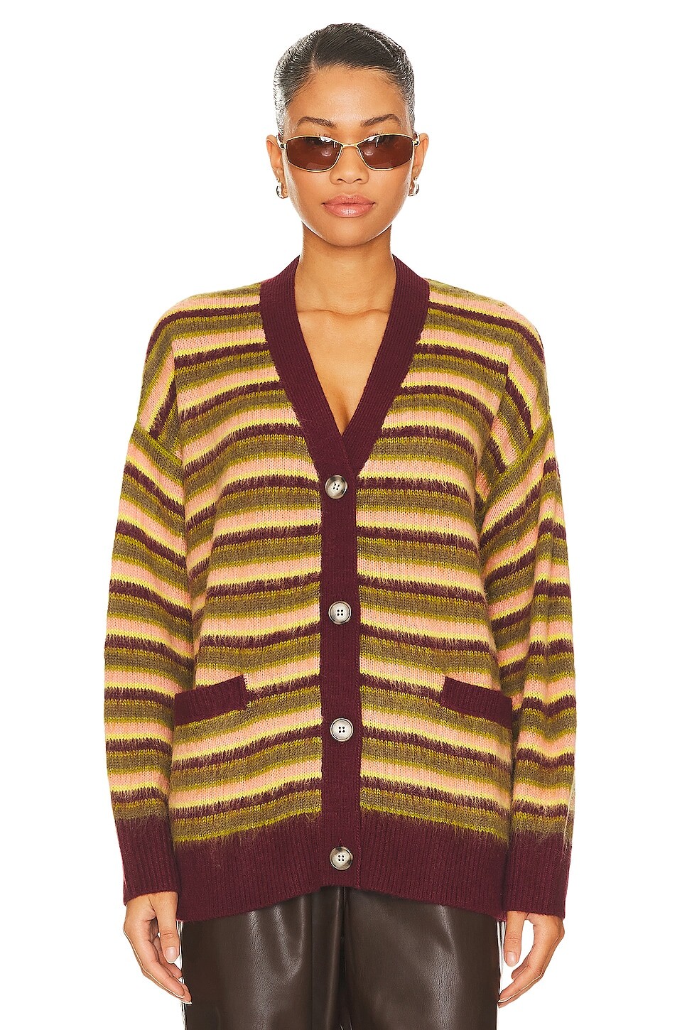 

Кардиган DAYDREAMER Stripe, цвет Cherry Crush