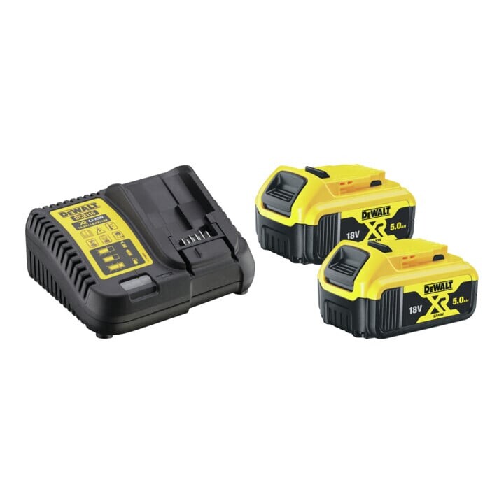 

Комплект батарей DeWalt (2 x 18 В / 5 Ач плюс DCB 115) DCB115P2-QW