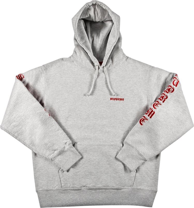 

Толстовка Supreme Peace Hooded Sweatshirt 'Ash Grey', серый