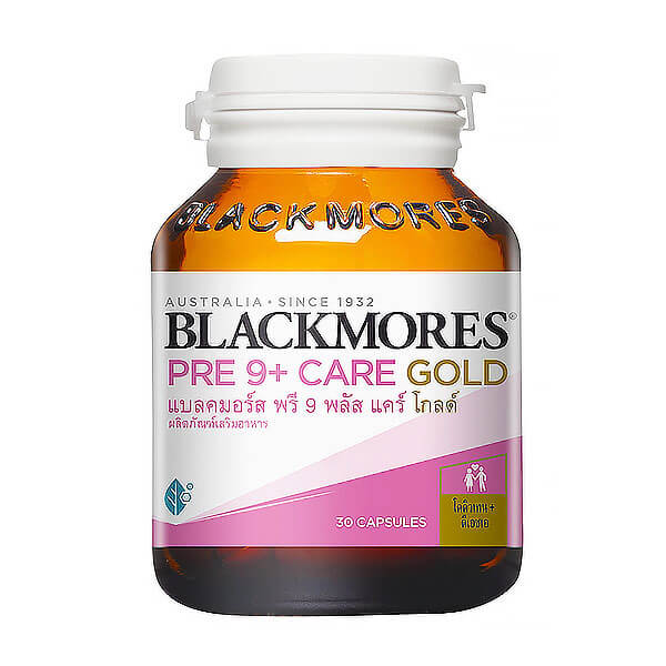 Пищевая добавка Blackmores Pre 9+ Care Gold, 30 капсул пищевая добавка blackmores omega mini double concentrate 200 капсул