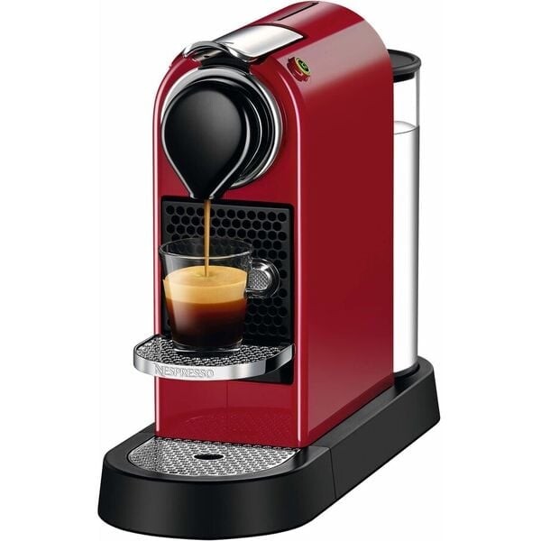 

Кофемашина Nespresso Citiz, капсульная, красный