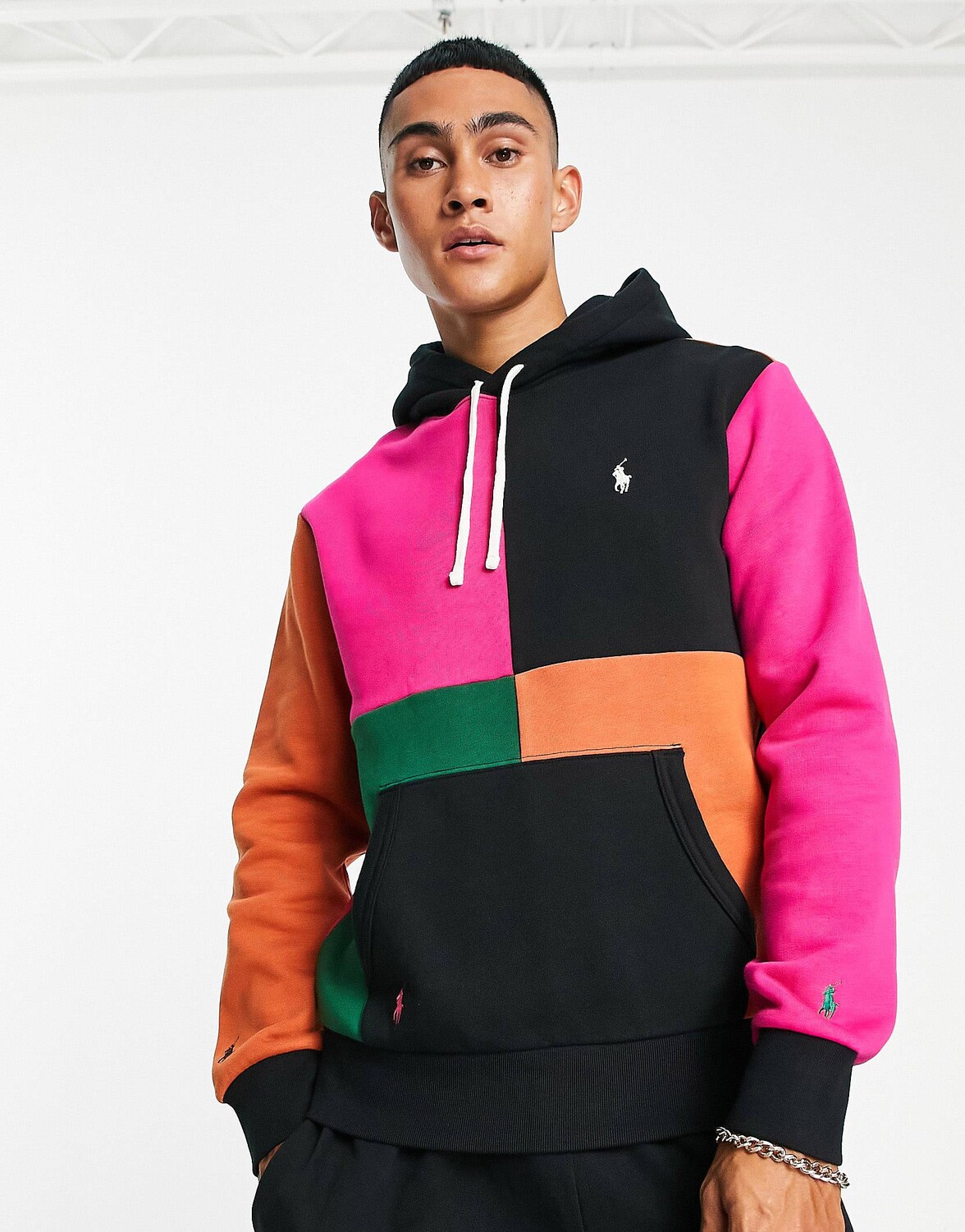 

Эксклюзивная коллаборация с капюшоном Polo Ralph Lauren x ASOS розового цвета с логотипом
