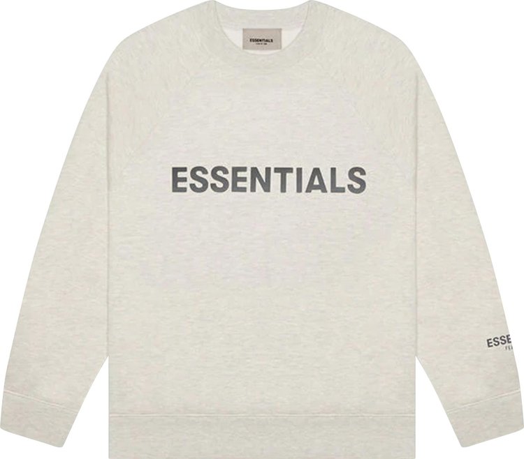 

Толстовка Fear of God Essentials Crewneck Sweatshirt 'Oatmeal', серый