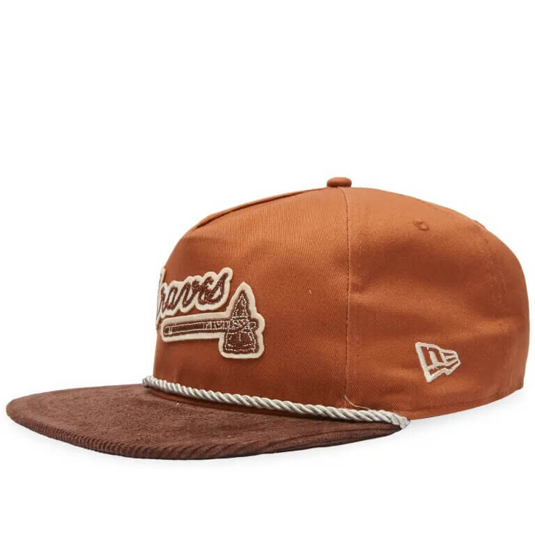

Бейсболка New Era La Dodgers Cord Golfer Adjustable, светло-коричневый