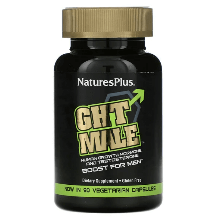 GHT Male гормон роста для мужчин 90 капсул, NaturesPlus максимальная сила boost для мужчин ultra ght male 90 таблеток пролонгированного действия naturesplus