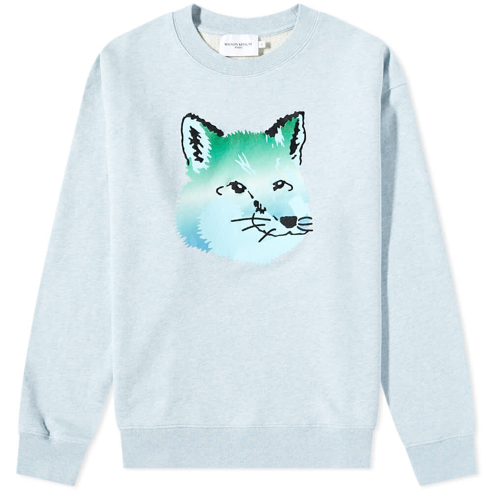 

Толстовка Maison Kitsune Vibrant Fox Head Relaxed Sweat, Серый