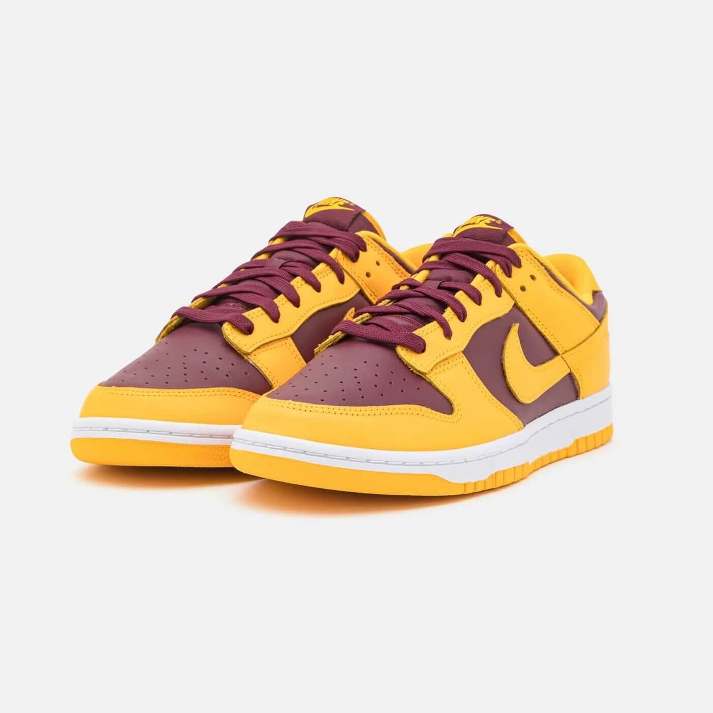 

Кроссовки Nike Sportswear Dunk Retro, желтый/белый/бордовый