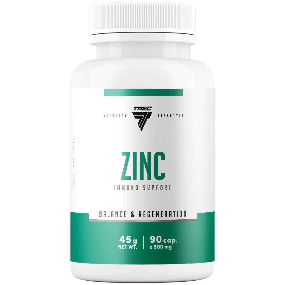 Trec Vitality Zinc биологически активная добавка, 90 капсул/1 упаковка биологически активная добавка турамин zinc 90 шт