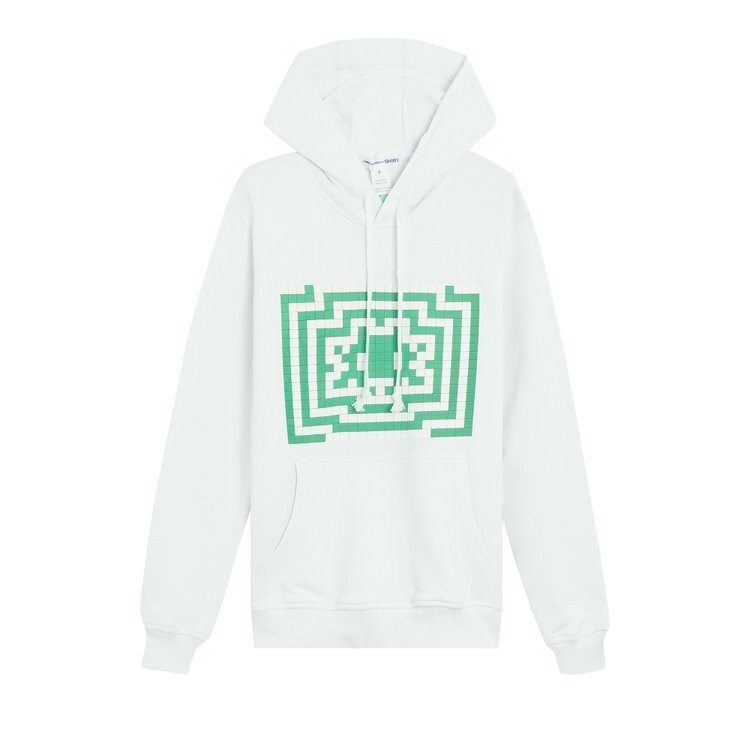 

Рубашка Comme des Garçons SHIRT x Invader Sweatshirt 'White', белый