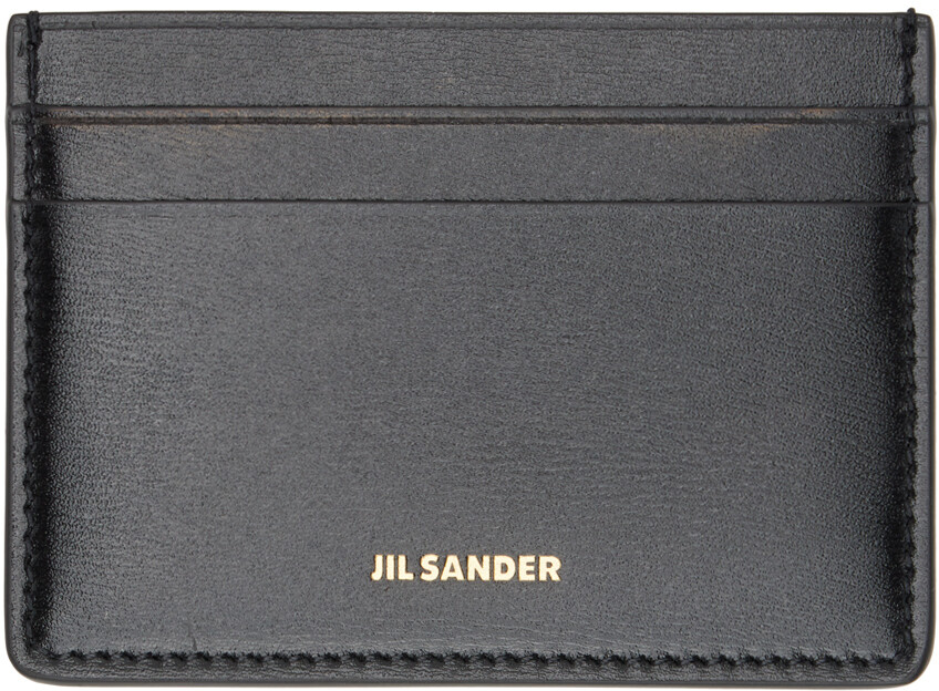 

Черный держатель кредитной карты Jil Sander