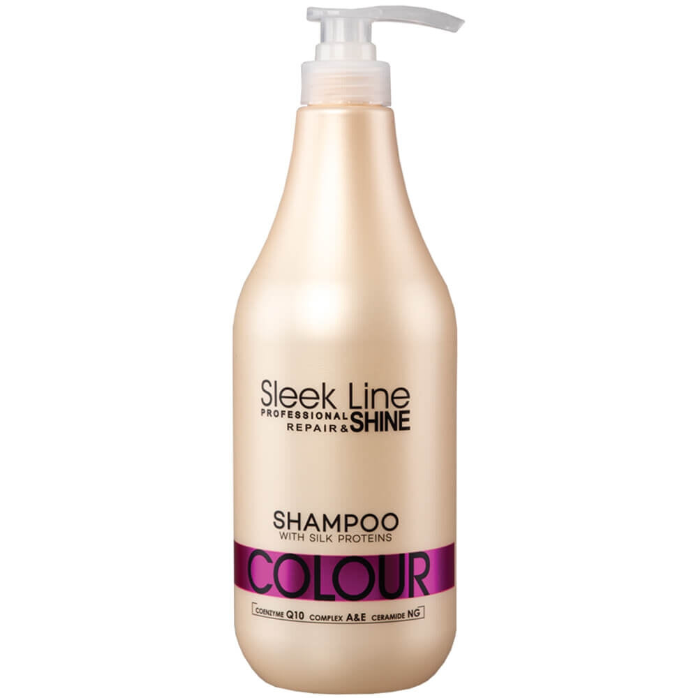

Stapiz Шампунь Sleek Line Color Shampoo с шелком для окрашенных волос 1000мл