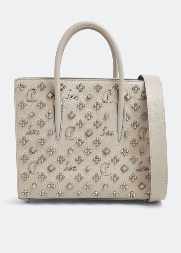 

Сумка-тоут CHRISTIAN LOUBOUTIN Paloma spike medium tote bag, серый