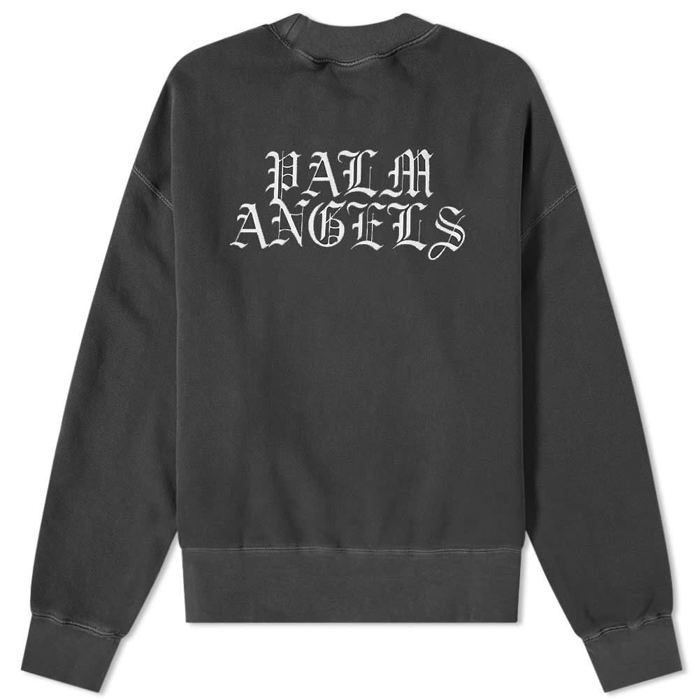 

Толстовка Palm Angels Burning Head Crew Sweat, Серый