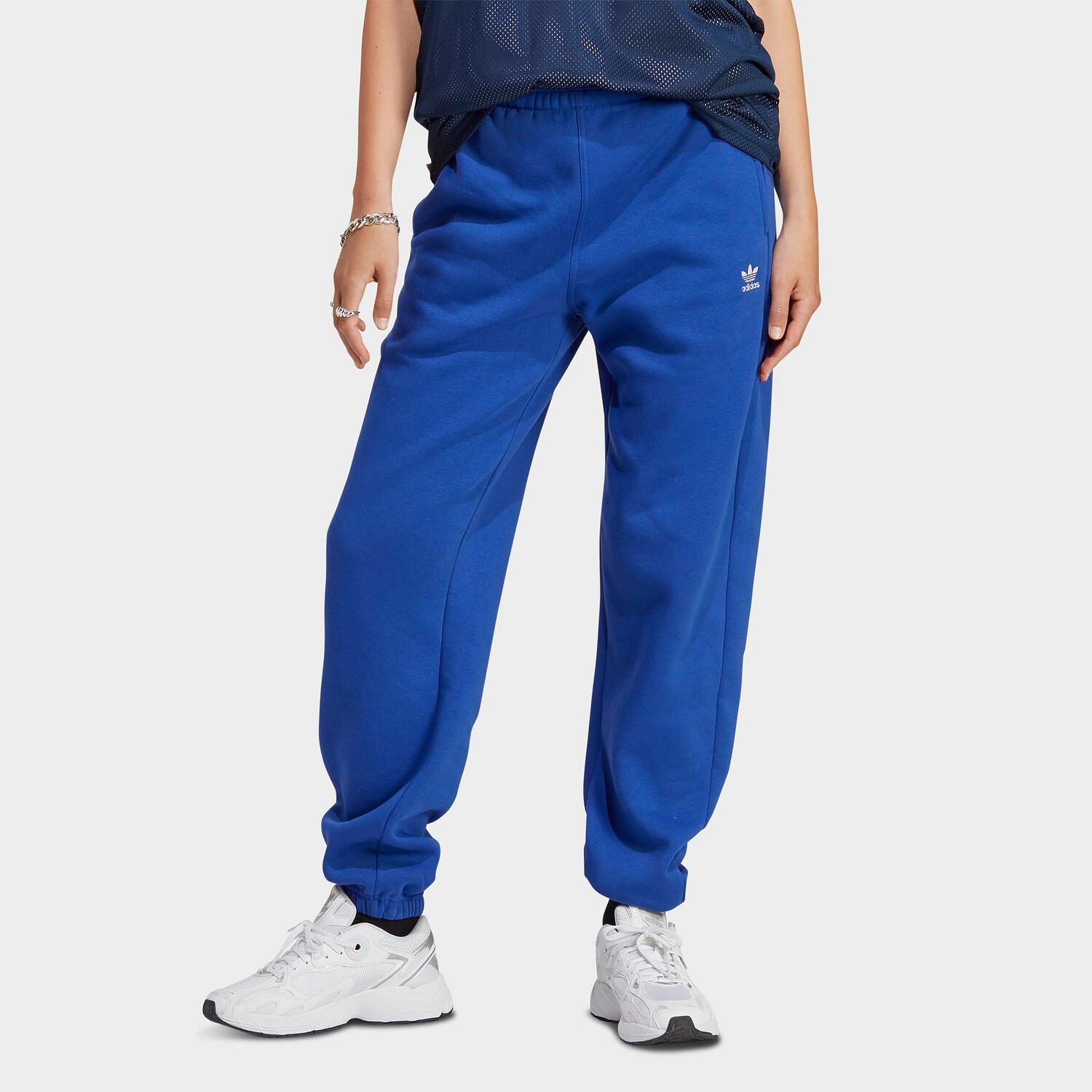 

Женские флисовые джоггеры Adidas Originals Essentials, синий