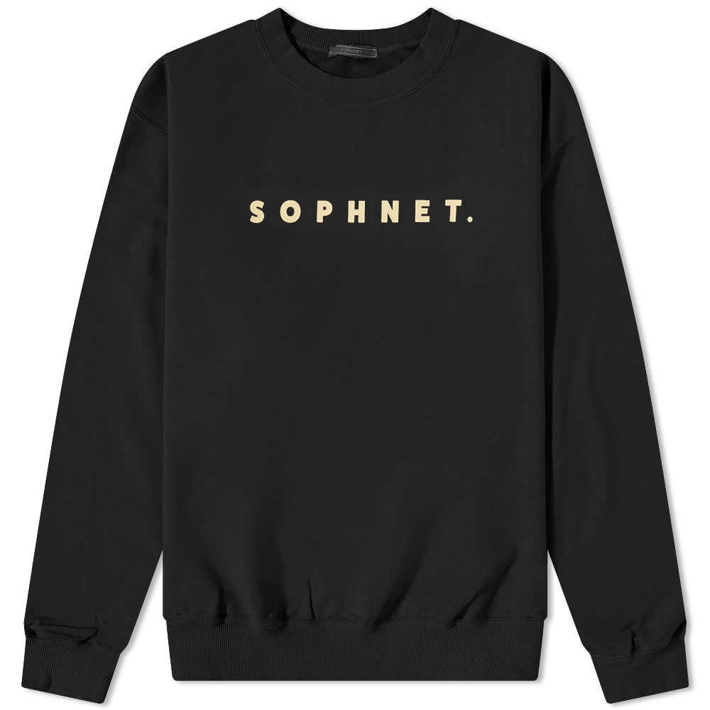 

Джемпер SOPHNET Classic Logo Crew Neck Sweat, Черный