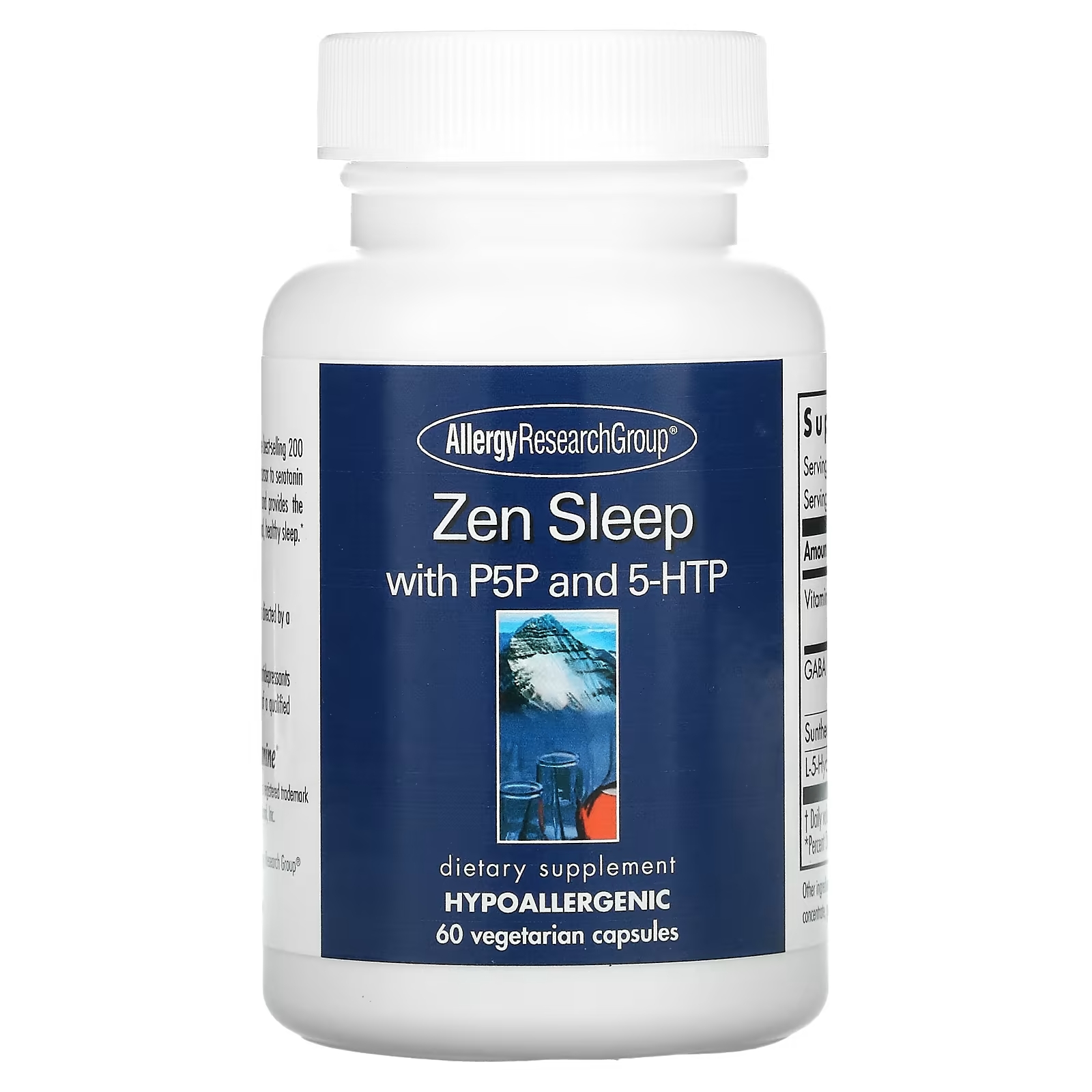 Allergy Research Group Снотворное Zen Sleep с P5P и 5-HTP, 60 вегетарианских капсул
