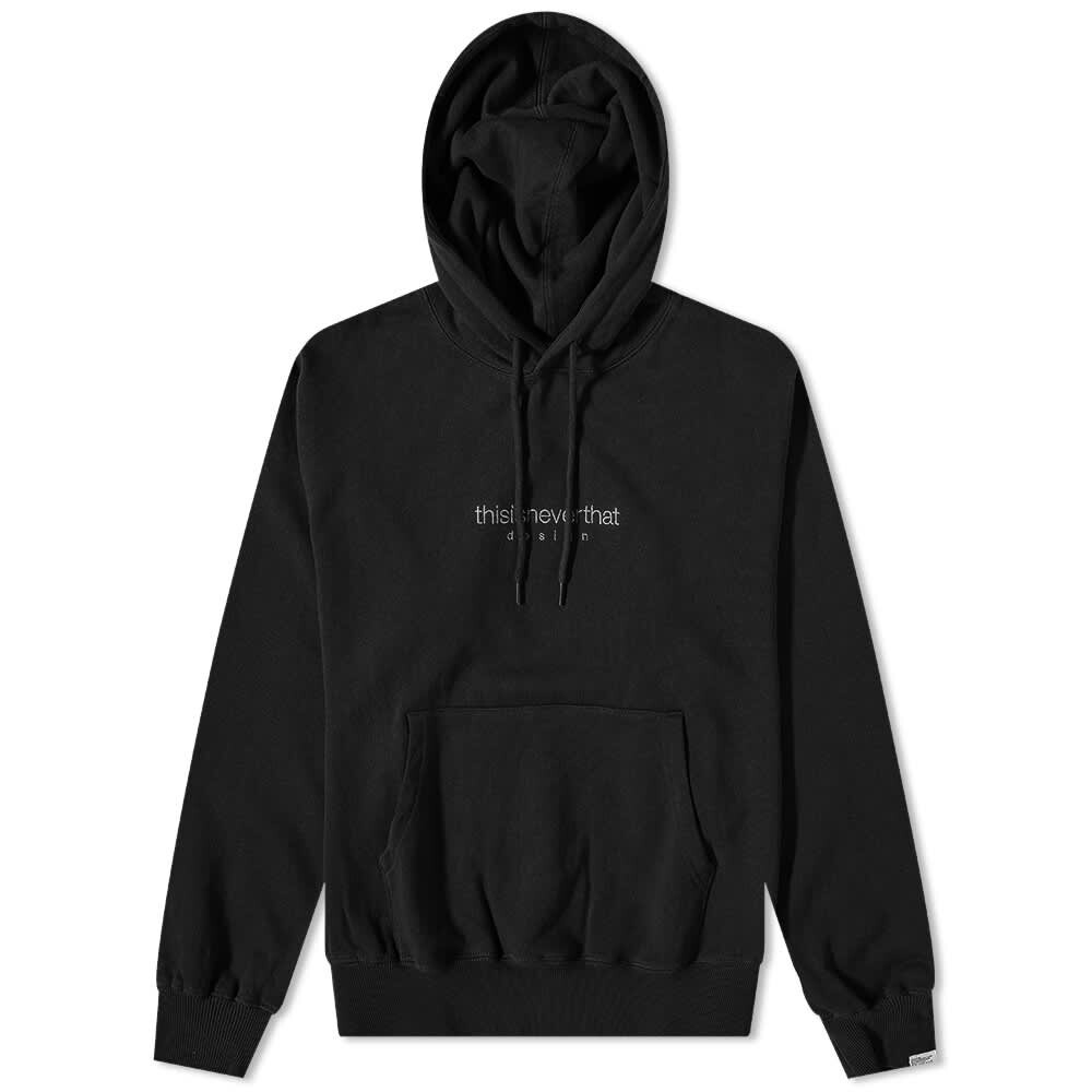 

Толстовка thisisneverthat Design Popover Hoody, Черный