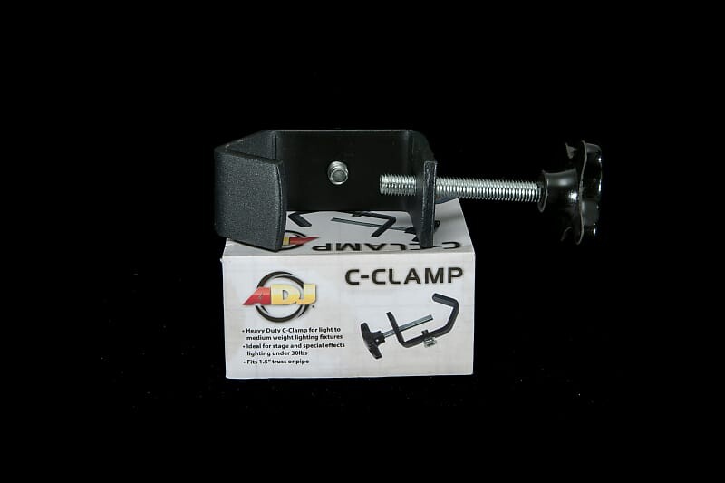 

C-образный зажим American DJ для 1,5-дюймовой фермы или трубы C-Clamp for 1.5" Truss or Pipe