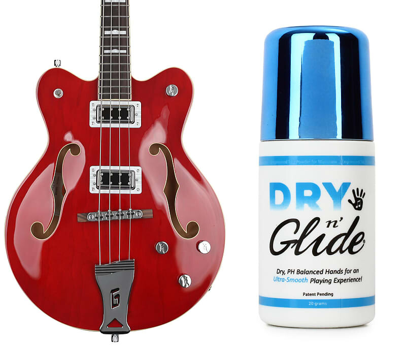 

Бас-гитара Gretsch G5442BDC - прозрачный красный комплект с Graph Tech PH-0002-01 Chops Dry N' Glide Hand Powder Gretsch + Graph Tech 2518002515=1 PH-0002-01=1