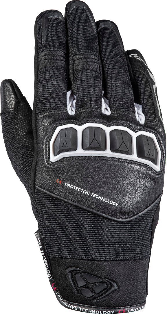 перчатки ixon rs shine 2 женские черно белые Перчатки Ixon RS Run для мотоцикла, черно-белые