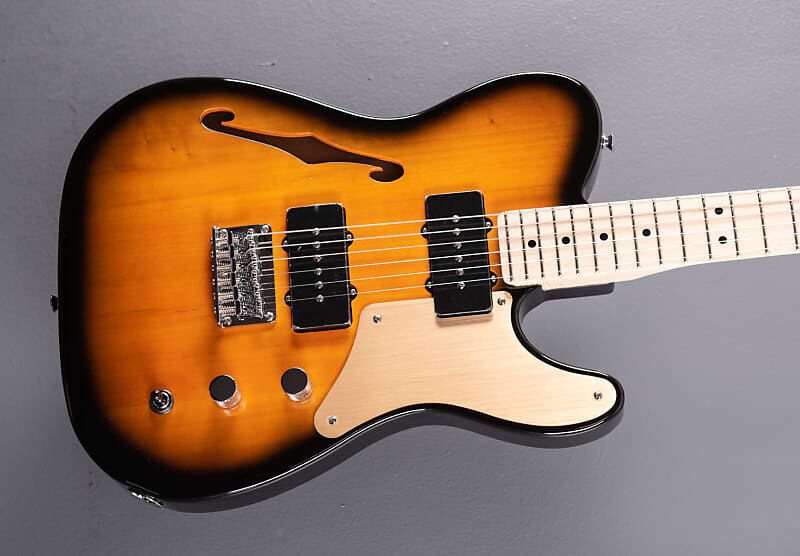 

Паранормальный Cabronita Telecaster Thinline - двухцветный солнечный луч Squier Paranormal Cabronita Telecaster Thinline - Two Color