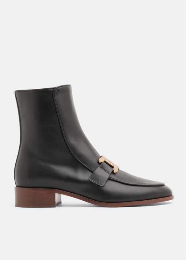 

Ботинки TOD'S Leather ankle boots, черный