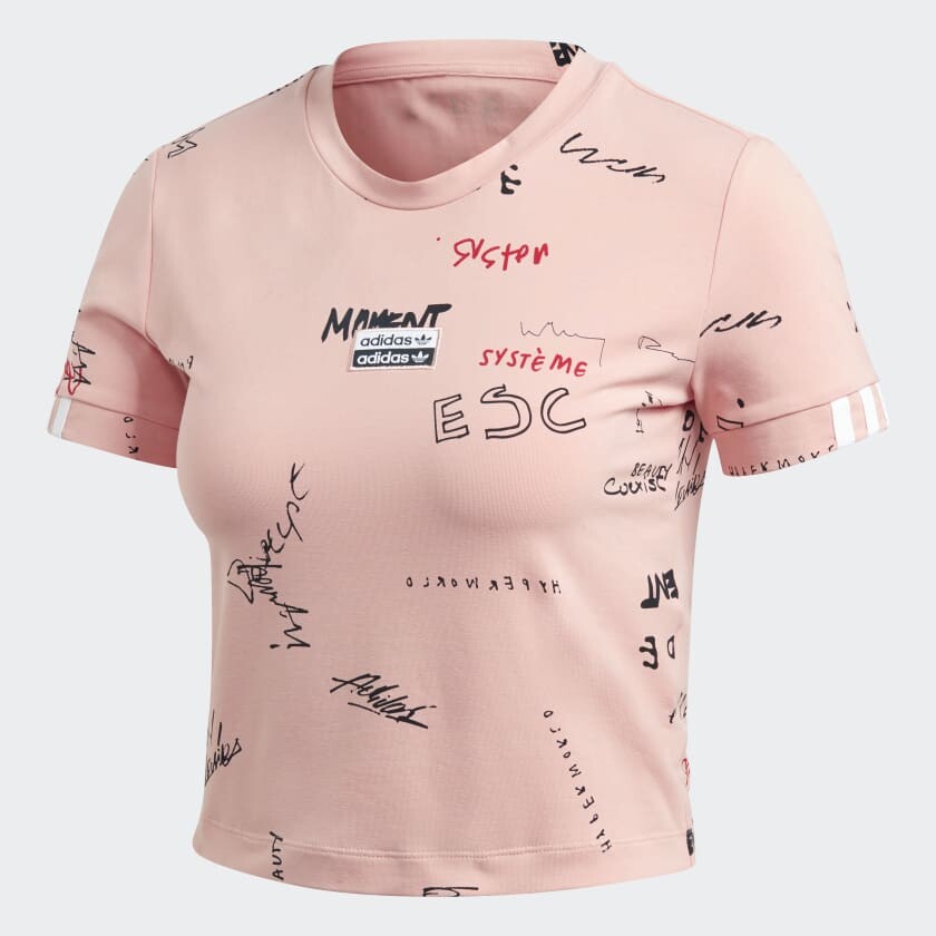 

Топ adidas RYV Tee, Pink, Коричневый