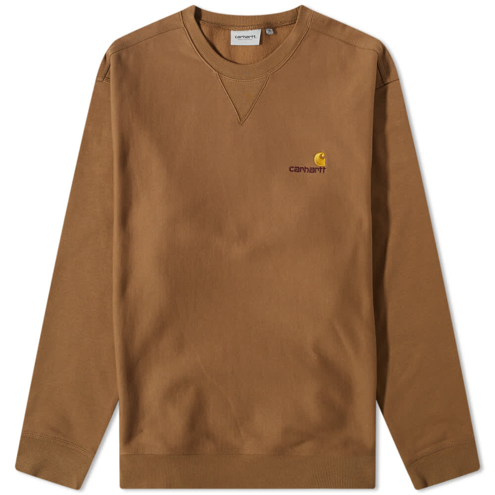 

Толстовка Carhartt WIP American Script Sweat, Коричневый