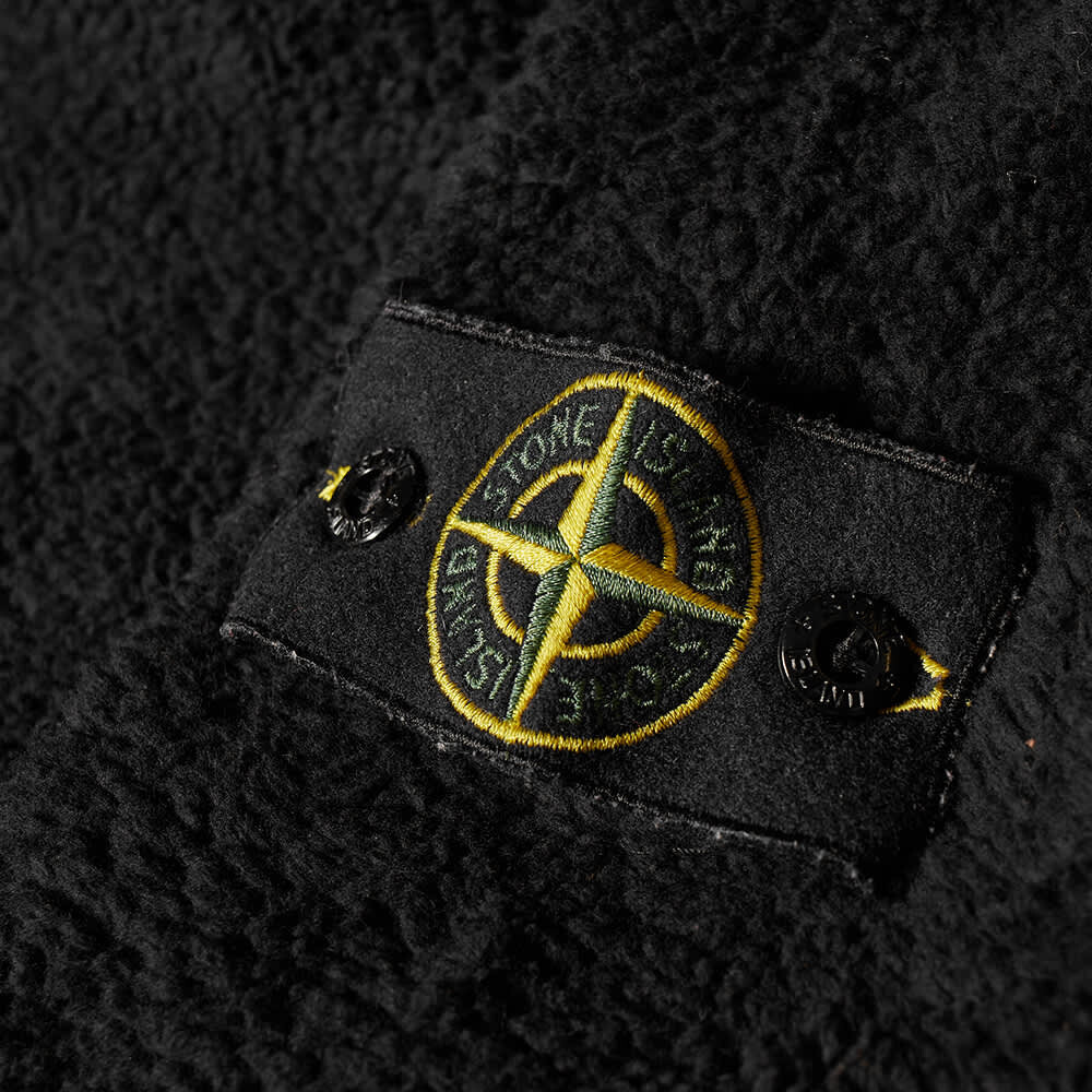 

Толстовка Stone Island Junior Sherpa Fleece Zip Hoody, Черный