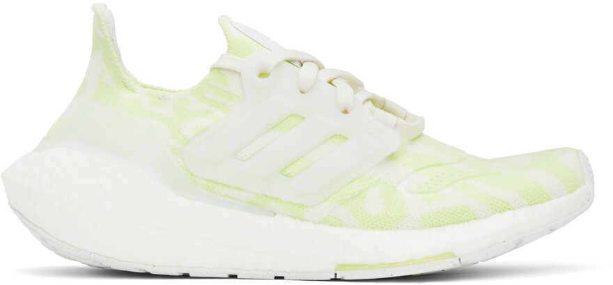 

Бело-зеленые кроссовки Ultraboost 22 adidas Originals