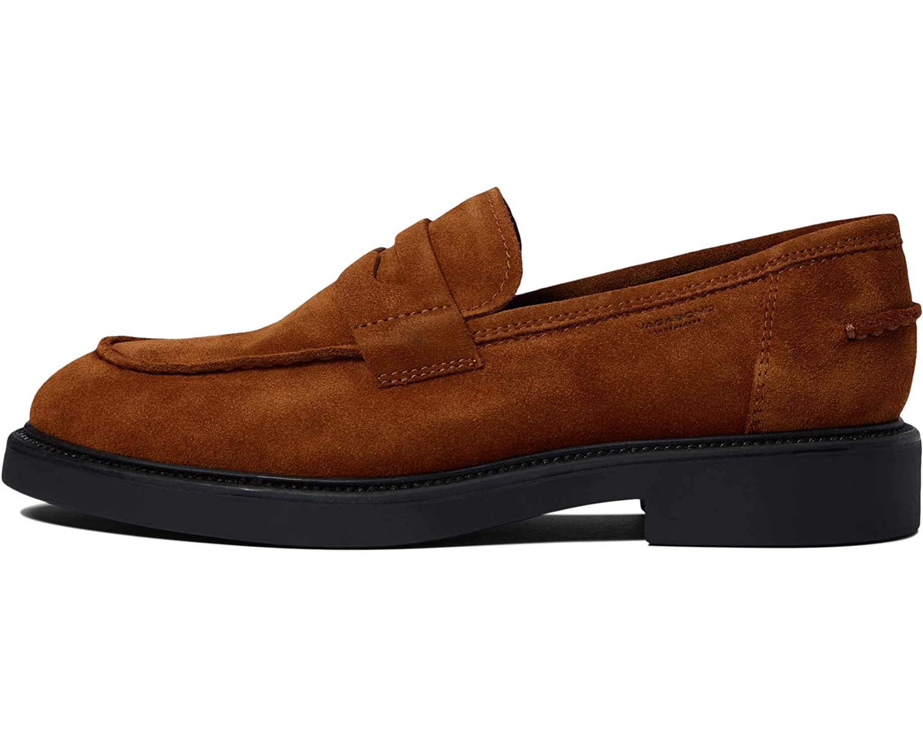 Лоферы Alex W Suede Penny Loafer Vagabond Shoemakers, коньяк - фото 2. Лофе...