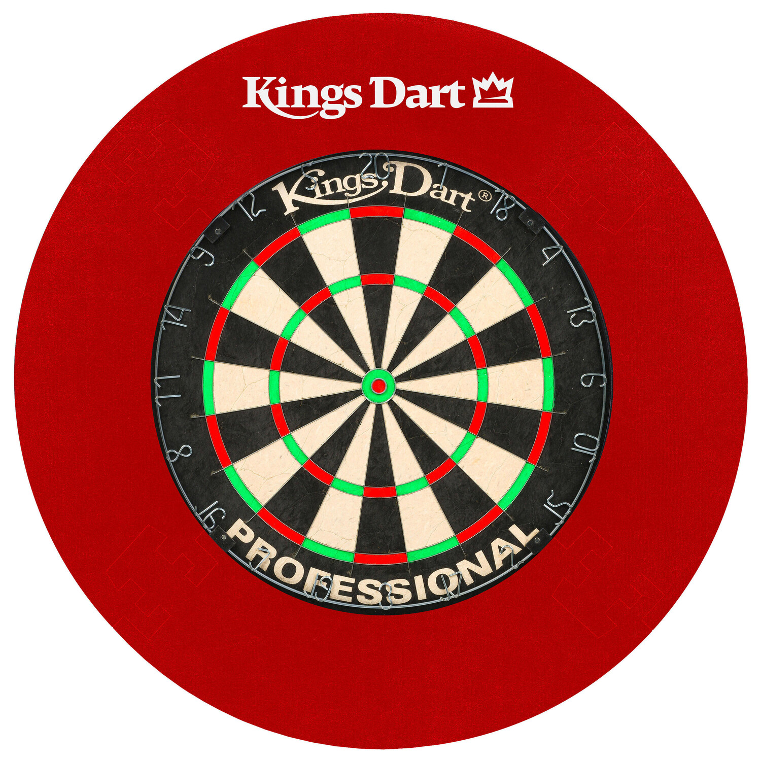 

Мишень Kings Dart Professional (металлическое кольцо с цифрой), красный, красный