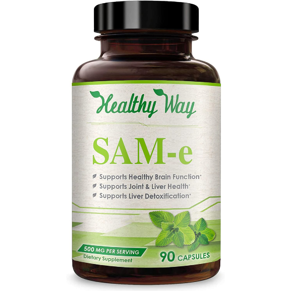 цена Комплекс витаминов для мозга HealthyWayRx Pure SAM-e 500mg, 90 капсул