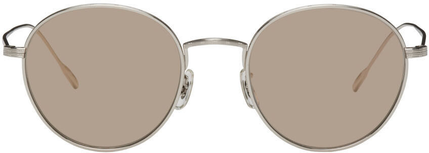 

Серебряные солнцезащитные очки Альтаир Oliver Peoples