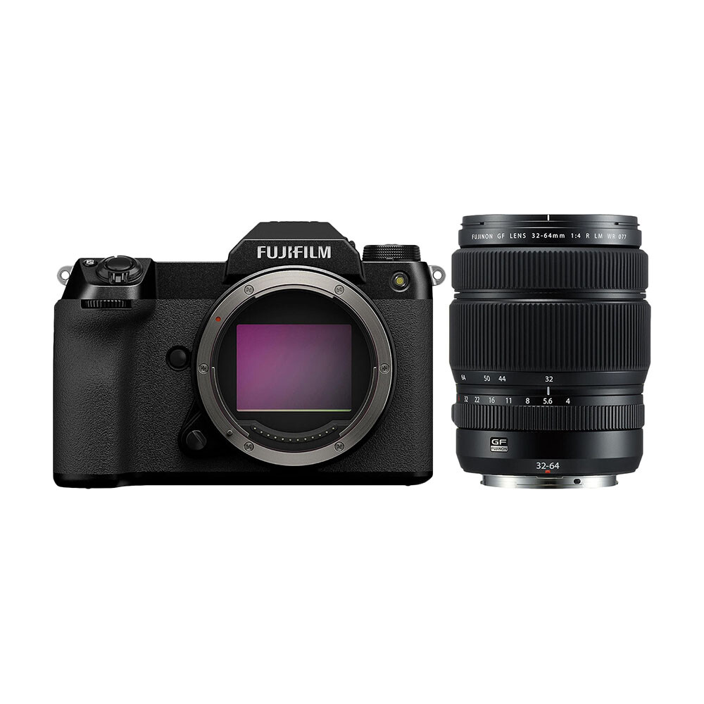 

Фотоаппарат Fujifilm GFX 50S II Body + GF 32-64mm f/4 R LM WR, черный
